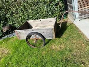 Fahrradanhänger Holz