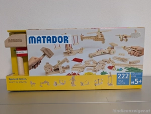 Holzspielzeug - Matador 222 Teile  Bild 3