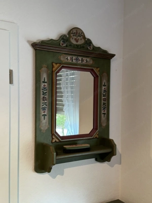 Voglauer Anno 1700 Landhaus Kommode Schrank grün Spiegel Bild 3