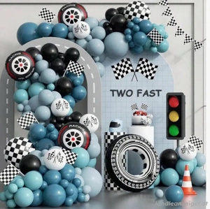 Luftballon Rennauto Set - 132 Stück Bild 4