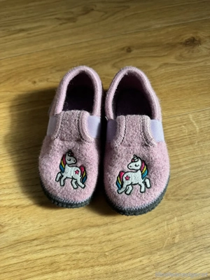 Hausschuhe Lamino Einhorn Bild 2