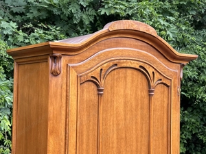 Biedermeier Barock Schrank Gründerzeit Landhaus Stil Kirschbaum Empire Louis XV Dielenschrank Kasten Bild 3