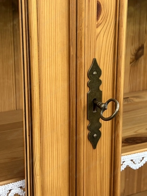 Gründerzeit Vitrine Bücherschrank Barock Biedermeier Jugendstil Wohnzimmerschrank  Bild 6