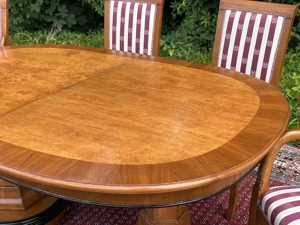  Barock Tisch Esszimmer Esstisch Biedermeier Louis XV Empire Kirschbaum Barock Stilmöbel Bild 4