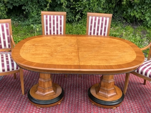  Barock Tisch Esszimmer Esstisch Biedermeier Louis XV Empire Kirschbaum Barock Stilmöbel Bild 8