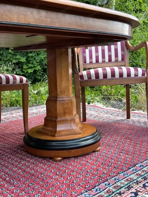 Barock Tisch Esszimmer Esstisch Biedermeier Louis XV Empire Kirschbaum Barock Stilmöbel Bild 6