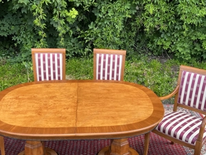  Barock Tisch Esszimmer Esstisch Biedermeier Louis XV Empire Kirschbaum Barock Stilmöbel Bild 9