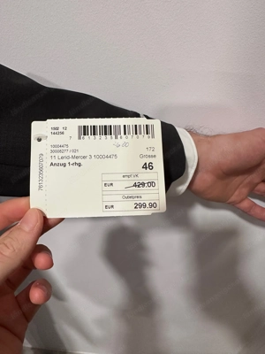 NEU: Anthrazitfarbener Anzug, Herren Größe 46 Bild 6