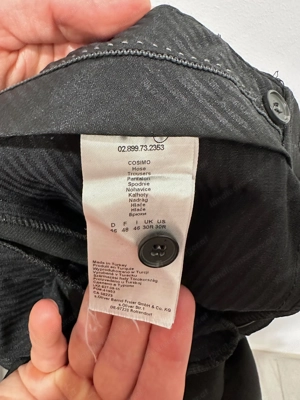 Anzughose schwarz, Herren Größe 46 Bild 8