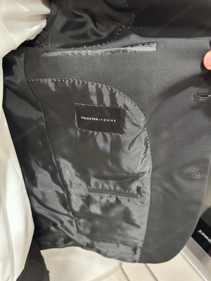 Sakko schwarz, Herren Größe 46 Bild 5