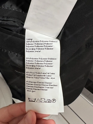 Sakko schwarz, Herren Größe 46 Bild 6