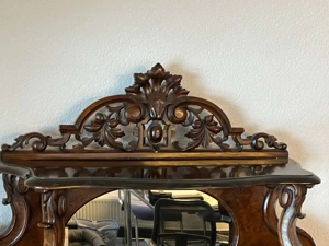 Biedermeier Vitrine Kommode Schrank Vertiko Gründerzeit Bauernschrank Nussbaum Barock Louis XV Empir Bild 10