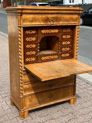 Biedermeier Sekretär Bild 2