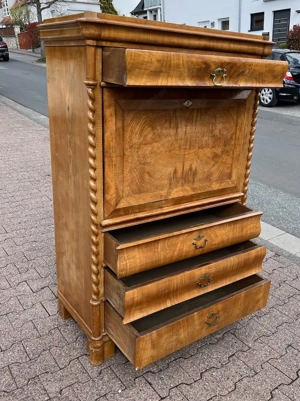 Biedermeier Sekretär Bild 7