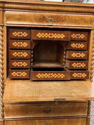 Biedermeier Sekretär Bild 8
