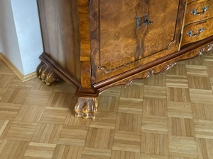 Barock Rokoko Kommode Sideboard Anrichte Nussbaum Herrenzimmer Bild 4
