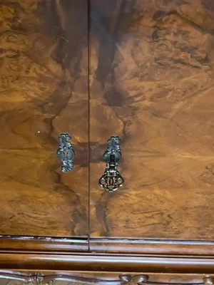 Barock Rokoko Kommode Sideboard Anrichte Nussbaum Herrenzimmer Bild 6