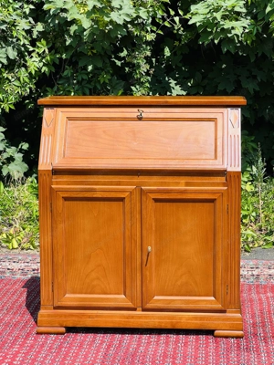 Biedermeier Sekretär Schreibtisch Barock Nussbau Gründerzeit Kommode   Bild 2