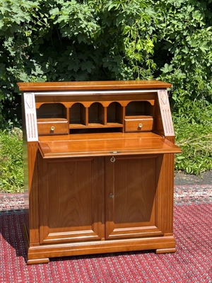 Biedermeier Sekretär Schreibtisch Barock Nussbau Gründerzeit Kommode   Bild 8