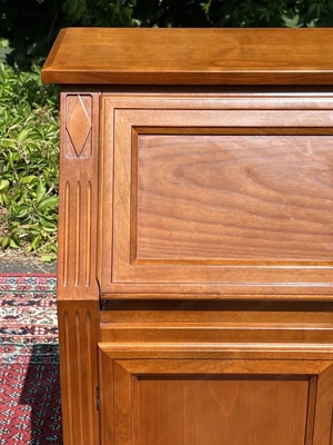 Biedermeier Sekretär Schreibtisch Barock Nussbau Gründerzeit Kommode   Bild 5