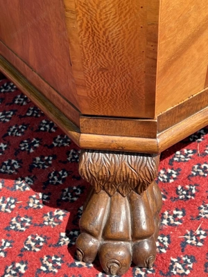 Barock Kommode Biedermeier Sideboard Louis XV Empire  Nussbaum Anrichte Herrenzimmer TV Schrank Stil Bild 5