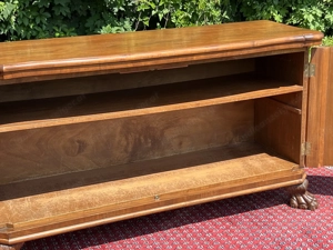 Barock Kommode Biedermeier Sideboard Louis XV Empire  Nussbaum Anrichte Herrenzimmer TV Schrank Stil Bild 9