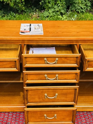  Biedermeier Kommode Stilmöbel Barock Sideboard Anrichte Kirschbaum SELVA Bild 8