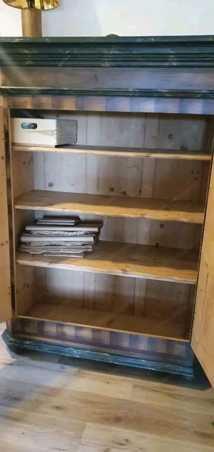Barock Schrank Vintage Kleiderschrank Massiv Biedermeier Bauernschrank Landhaus Möbel Kasten Bild 5