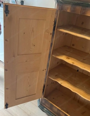 Barock Schrank Vintage Kleiderschrank Massiv Biedermeier Bauernschrank Landhaus Möbel Kasten Bild 8