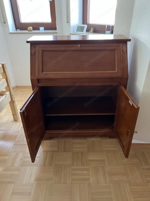 Sekretär Biedermeier Kommode Villa Borghese Stilmöbel SELVA Kirschbaum  Bild 4