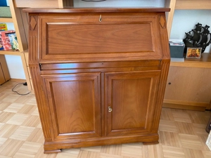 Sekretär Biedermeier Kommode Villa Borghese Stilmöbel SELVA Kirschbaum 