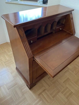 Sekretär Biedermeier Kommode Villa Borghese Stilmöbel SELVA Kirschbaum  Bild 8