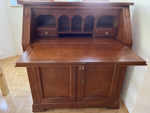 Sekretär Biedermeier Kommode Villa Borghese Stilmöbel SELVA Kirschbaum  Bild 10