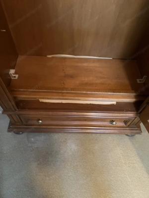 Biedermeier Schrank Dielenschrank Barock Biedermeier Kirschbaum Stilmöbel  Bild 6