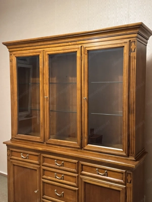Vitrine Biedermeier Stil SELVA Kirschbaum Lieferung möglich Bild 4