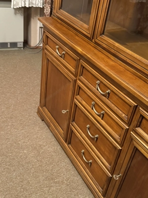 Vitrine Biedermeier Stil SELVA Kirschbaum Lieferung möglich Bild 6