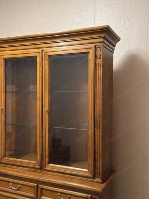 Vitrine Biedermeier Stil SELVA Kirschbaum Lieferung möglich Bild 3
