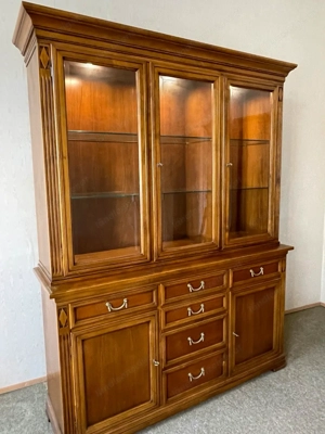 Vitrine Biedermeier Stil SELVA Kirschbaum Lieferung möglich