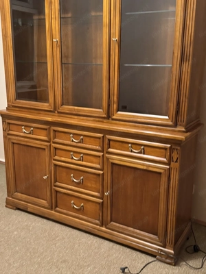 Vitrine Biedermeier Stil SELVA Kirschbaum Lieferung möglich Bild 5