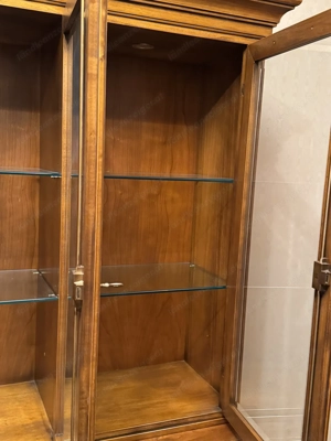 Vitrine Biedermeier Stil SELVA Kirschbaum Lieferung möglich Bild 8