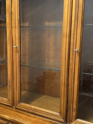 Vitrine Biedermeier Stil SELVA Kirschbaum Lieferung möglich Bild 11
