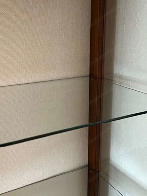 Gründerzeit Vitrine Nussbaum Stilmöbel Biedermeier Barock Schrank Louis XV Empire Nussbaum Sekretär Bild 5