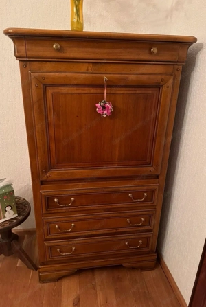 Sekretär Biedermeier Stilmöbel Selva Kirschbaum