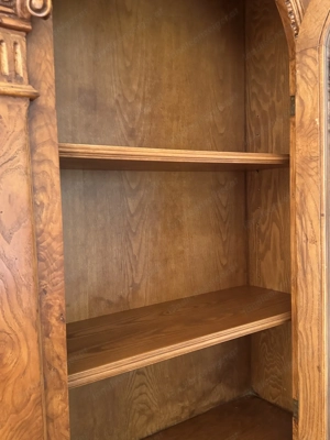 Sekretär Nussbaum Wohnzimmerschrank Barock Stilmöbel Bild 6