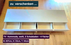 TV Kommode, Lowboard, Wohnwand