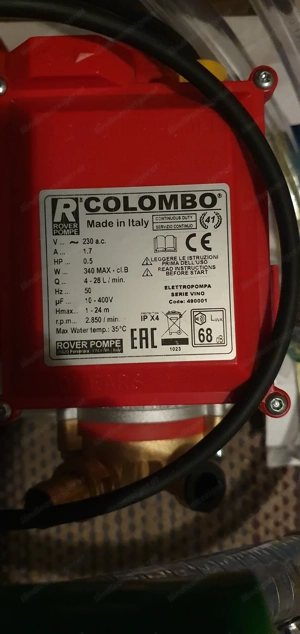 Filterpumpe, Schnaps, Rover, Colombo Bild 5