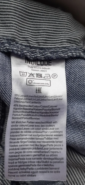 Herren Leinen Baumwollhose Bild 3