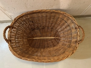 Korb geflochten, groß Bild 3