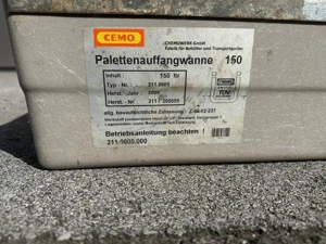 Ölauffangwanne - Palettenauffangwanne CEMO 1200 x 800  Bild 2