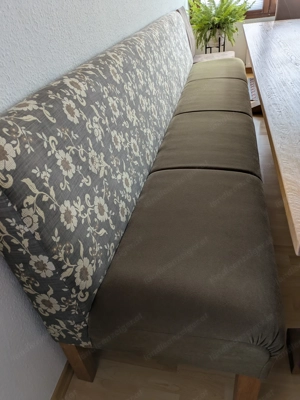 Esstisch mit Bank und 7 Stühlen Bild 4